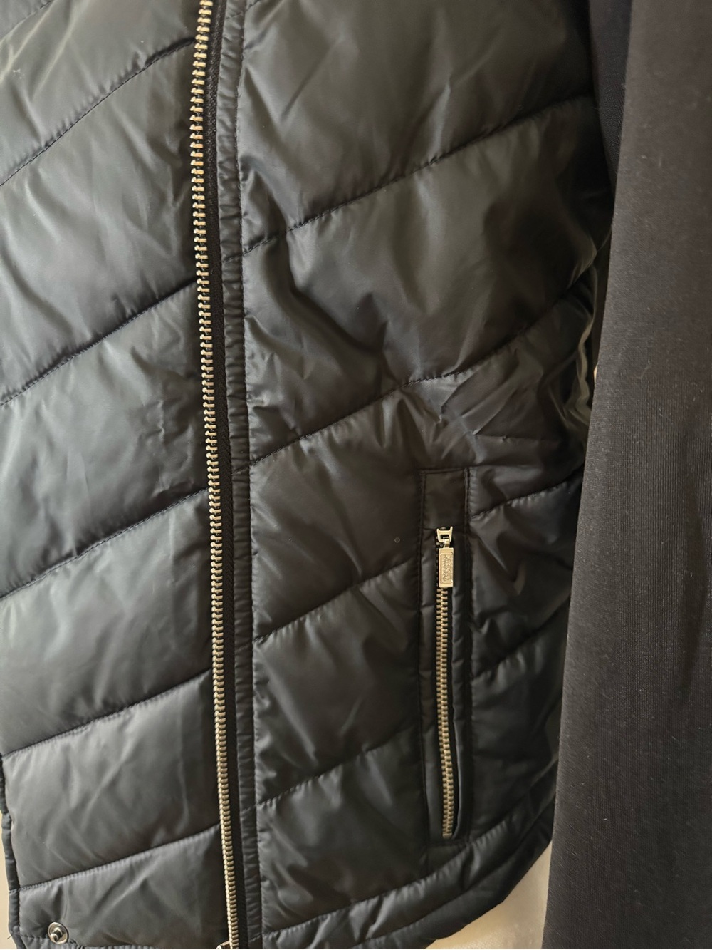 Barbour International Women's Dunnet Quilted Front Zip Sweatshirt Jacket Size 6 - Picture 4 of 8